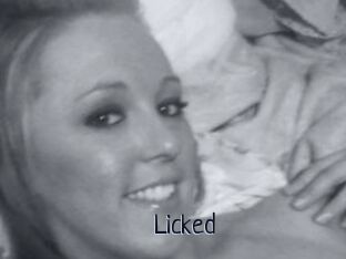 Licked